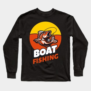 Boat Fishing Long Sleeve T-Shirt